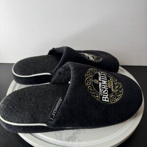 Bushmills Irish Whiskey‎ Black Slippers Size 5-6